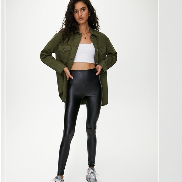 Aritzia Pants - Aritzia Wilfred Free Daria Pant “leather” leggings
